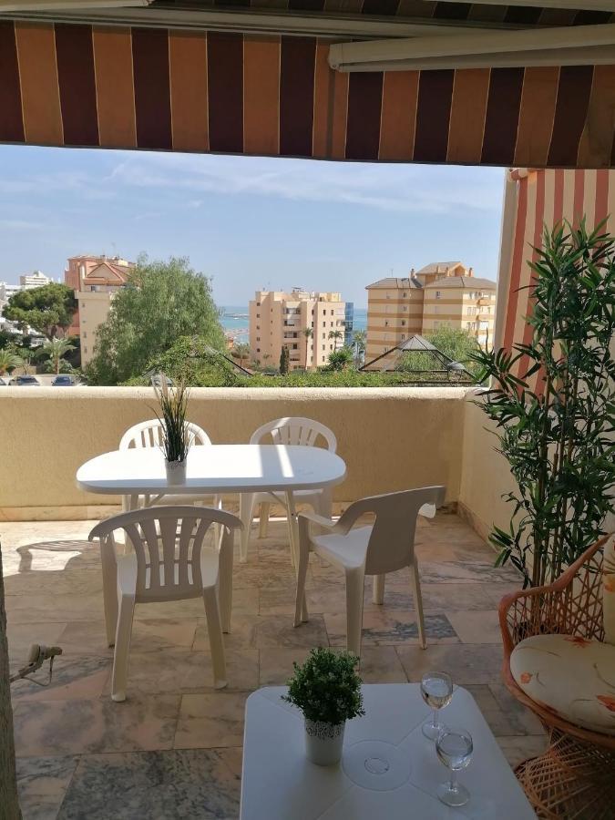 Estudio Terraza Vista Mar Parking Gratuito Piscinas Benalmadena Bagian luar foto