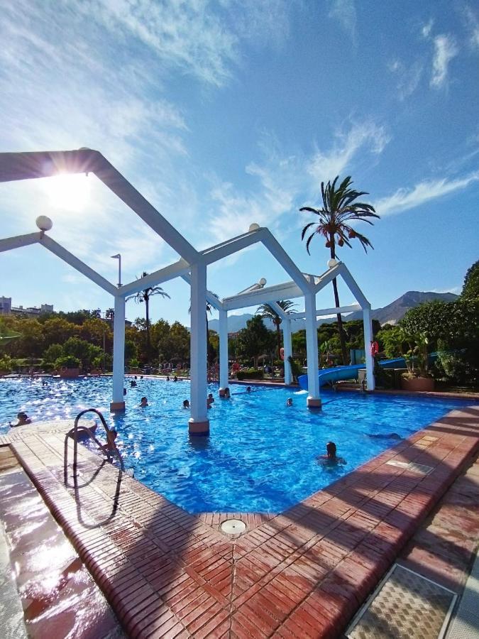 Estudio Terraza Vista Mar Parking Gratuito Piscinas Benalmadena Bagian luar foto