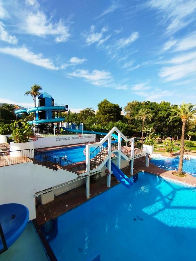 Estudio Terraza Vista Mar Parking Gratuito Piscinas Benalmadena Bagian luar foto