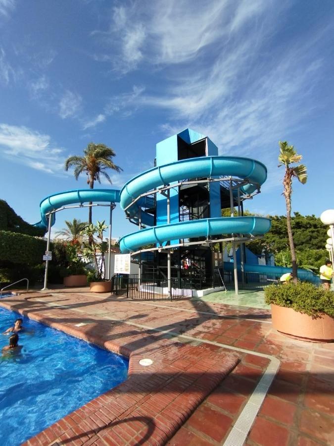 Estudio Terraza Vista Mar Parking Gratuito Piscinas Benalmadena Bagian luar foto